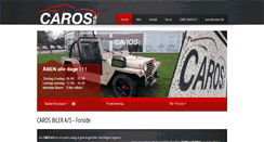Desktop Screenshot of caros.dk