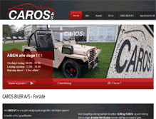 Tablet Screenshot of caros.dk